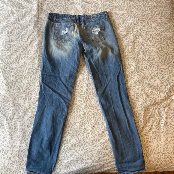 blue ripped jeans - Picture 2 of 2